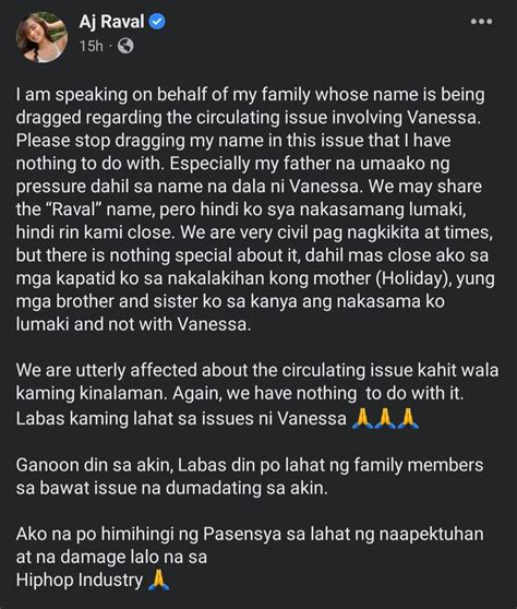 vannesa raval scandal|Vanessa Raval admits fabricated issue about rapper .
